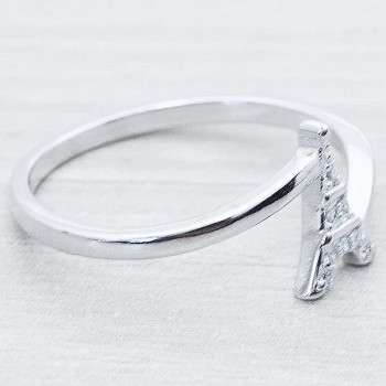 Anillo Torre Eiffel Plata de Ley 925 2