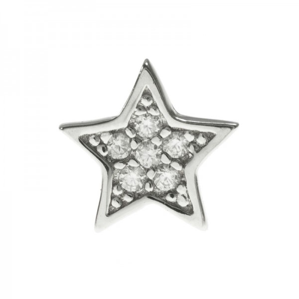 Pendientes asimétricos luna y estrella