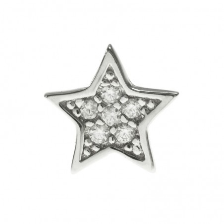 Pendientes asimétricos luna y estrella