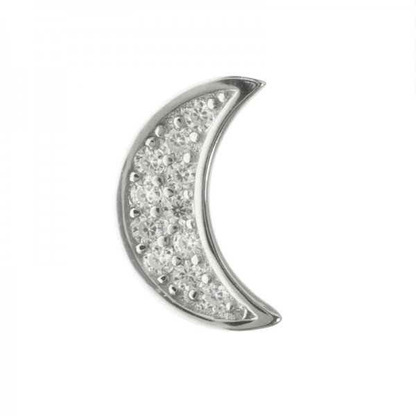 Pendientes asimétricos luna y estrella