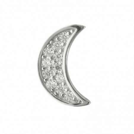 Pendientes asimétricos luna y estrella