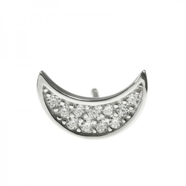 Pendientes asimétricos luna y estrella