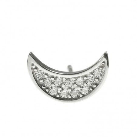 Pendientes asimétricos luna y estrella