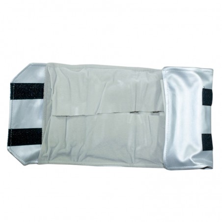 Manta para anillos plateada