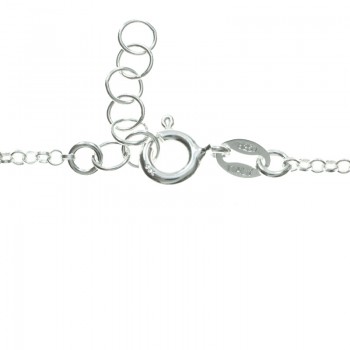 Pulsera con estrellas colgantes Plata de Ley 2