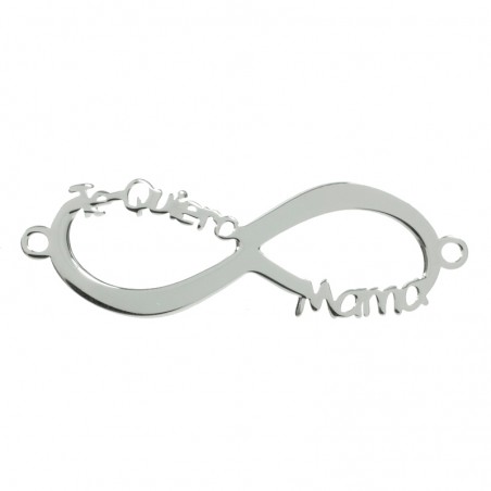 Entrepieza Infinito Te Quiero Mamá Plata de Ley 925