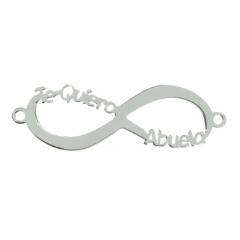 Entrepieza Infinito Te Quiero Abuela Plata de Ley 925 2