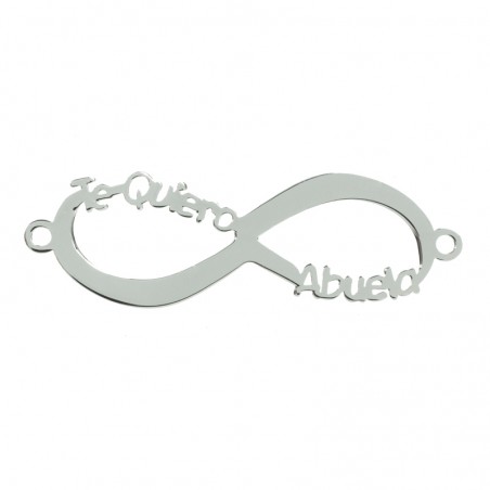 Entrepieza Infinito Te Quiero Abuela Plata de Ley 925