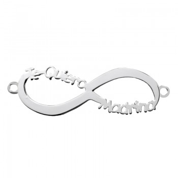 Entrepieza Infinito Te Quiero Madrina Plata de Ley 925 2