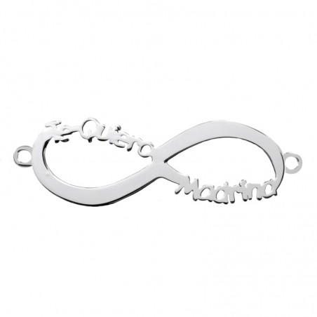 Entrepieza Infinito Te Quiero Madrina Plata de Ley 925