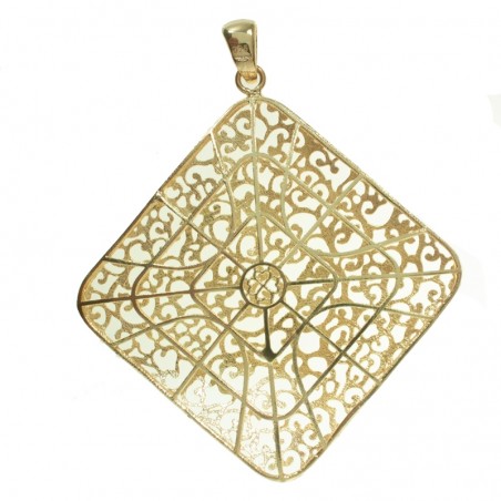 Colgante filigranas caladas Plata de Ley