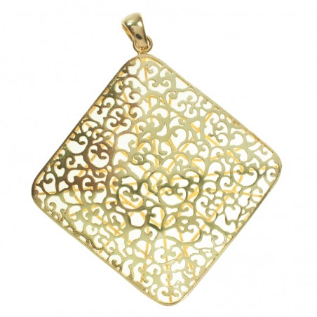 Colgante filigranas caladas Plata de Ley