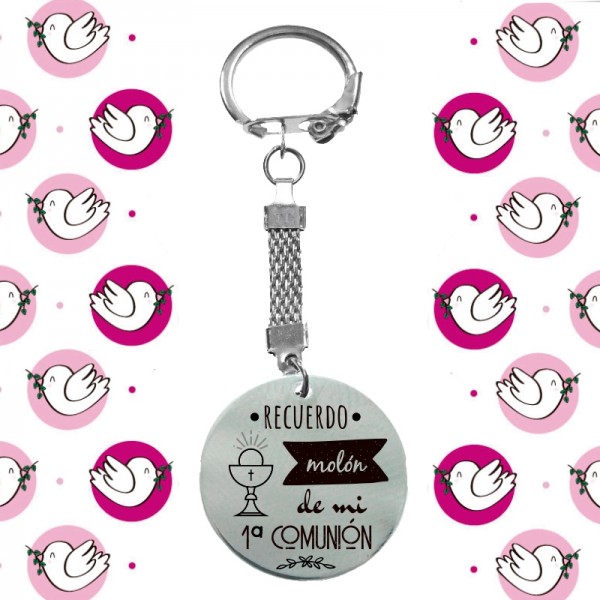 Llavero regalo para invitados de Primera Comunión