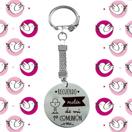 Llavero regalo para invitados de Primera Comunión
