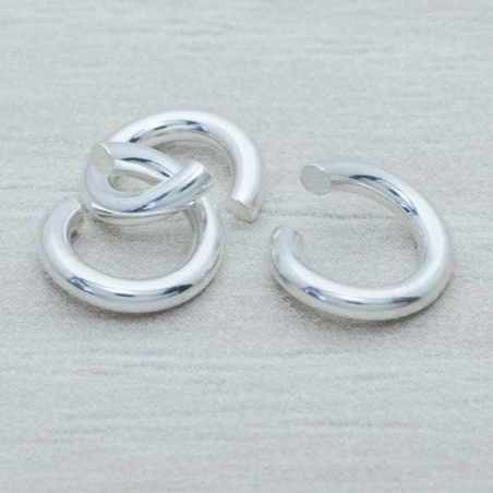 Anilla abierta Plata de Ley 925