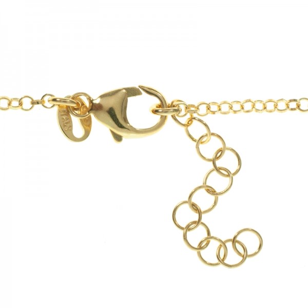 Pulsera con Swarovski de colores facetados Plata de Ley