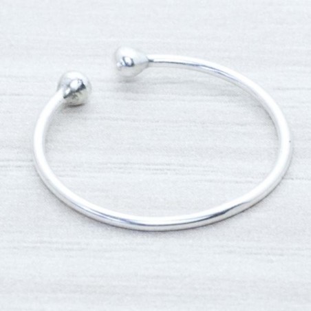 Anillo bolas Plata de Ley 925