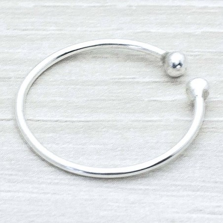 Anillo bolas Plata de Ley 925