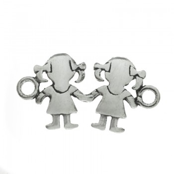 Entrepieza niño y niña Plata de Ley 925