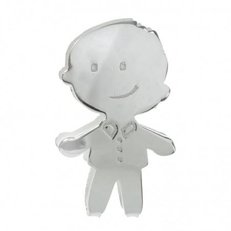 Entrepieza niño Plata lisa de Ley 925