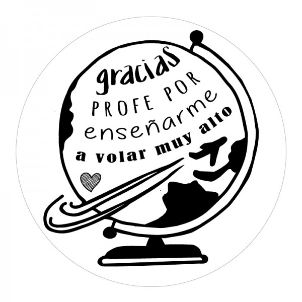 Llavero día del profesor acero inoxidable