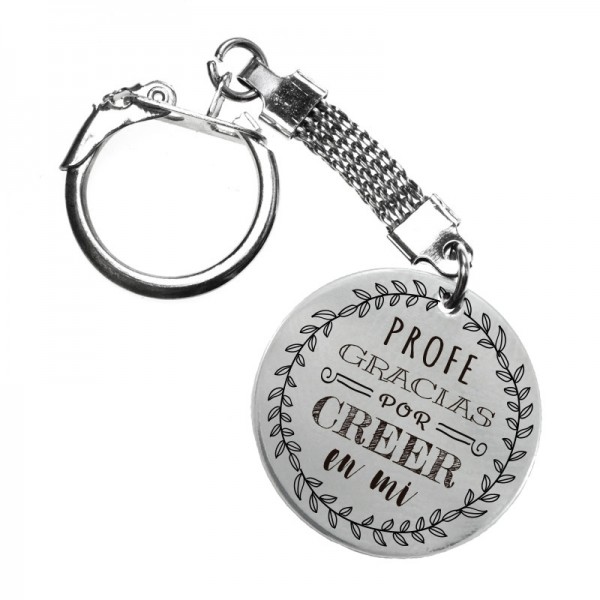 10 llaveros día del profesor con expositor de regalo