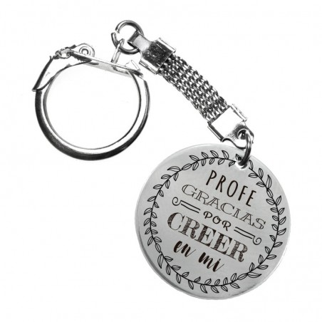 10 llaveros día del profesor con expositor de regalo