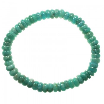 Pulsera elástica de amazonita