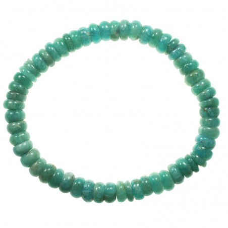 Pulsera elástica de amazonita