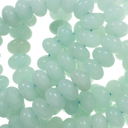 Amazonita donut tira de 40 cm