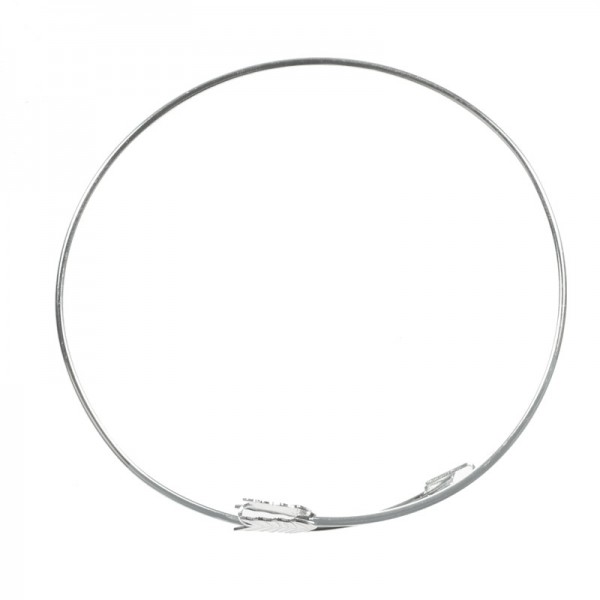 Pulsera rígida flecha Plata de Ley