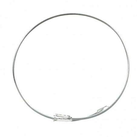 Pulsera rígida flecha Plata de Ley