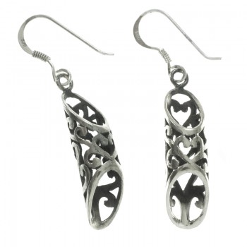 Pendientes oxidados Plata de Ley 925 2