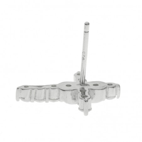 Pendientes cruz con infinito Plata de Ley 925