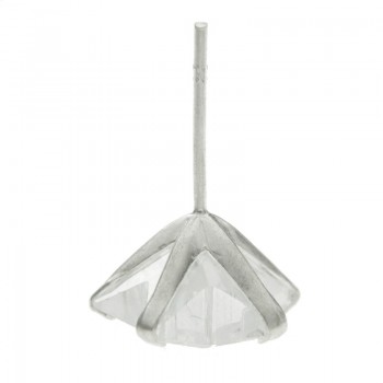 Pendientes estrella circonita Plata de Ley 925 2