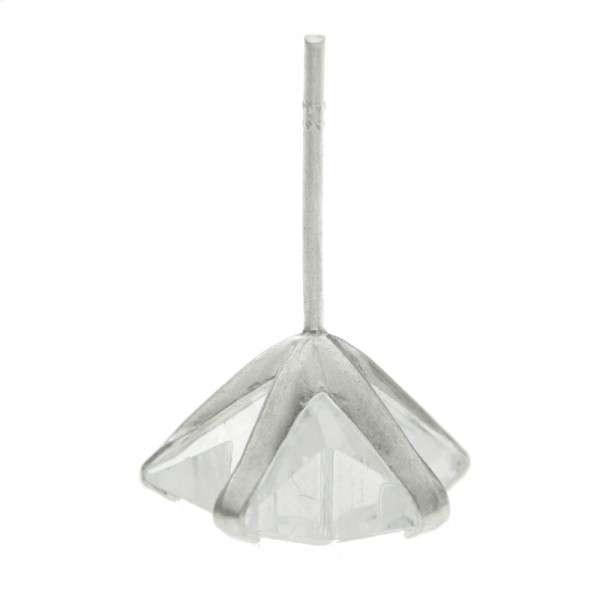 Pendientes estrella circonita Plata de Ley 925