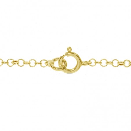 Pulsera Karma grande bañado en Oro
