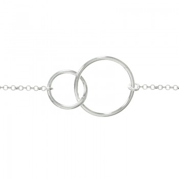 Colgante doble Karma Plata de Ley 925