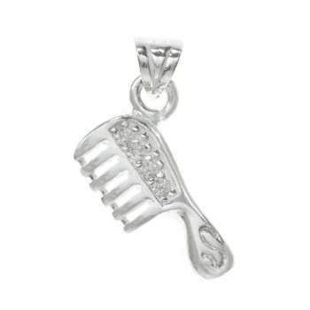 Colgante peine circonia Plata de Ley 925