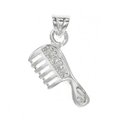 Colgante peine circonia Plata de Ley 925