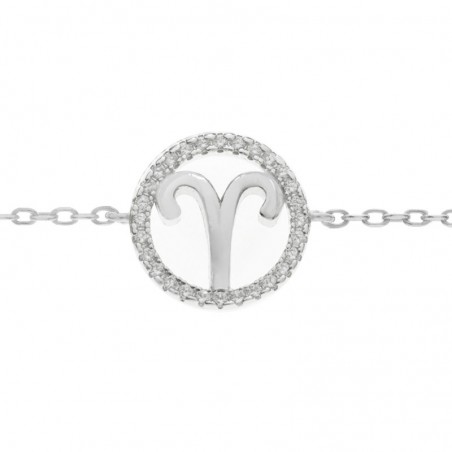 Pulsera Aries Plata de Ley 925