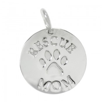 Chapa para grabar nombre de mascota Plata de Ley 925