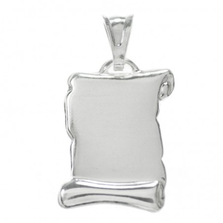 Colgante pergamino Plata de Ley