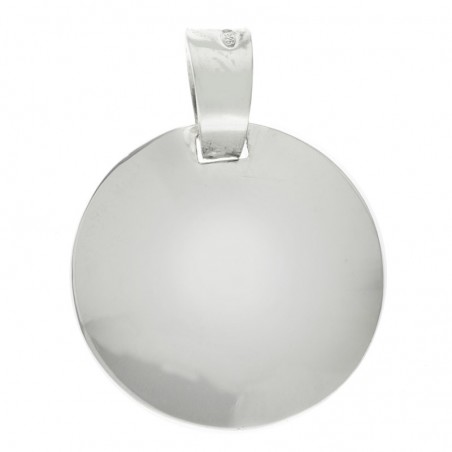 Chapa con drop para grabar Plata de Ley 925