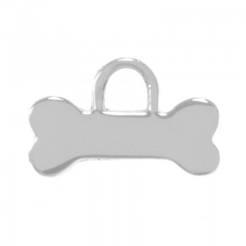 Colgante para grabar nombre de mascota Plata de Ley 925