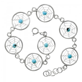 Pulsera Plata de Ley 925 atrapasueños