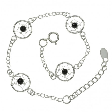 Pulsera Plata de Ley 925 atrapasueños