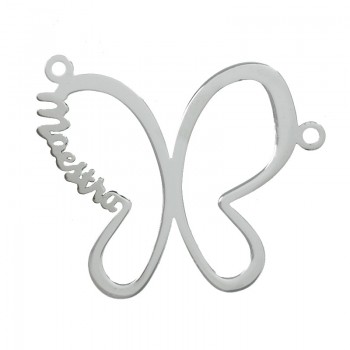 Entrepieza mariposa Maestra Plata de Ley 925