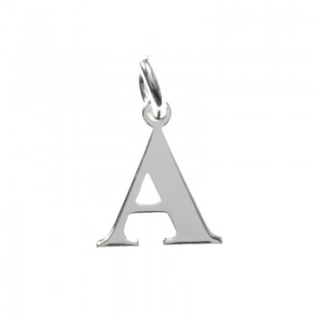 Colgante letra inicial Plata de Ley