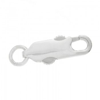 Mosquetón doble cierre 15 mm Plata de Ley 925